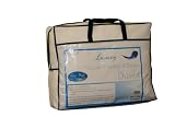Homescapes - Luxury White Goose Feather & Down Duvet - 13.5 Tog Super King Size - 100% Cotton Anti Dust Mite & Down Proof Fabric - Anti allergen - Box Baffle Construction - Washable at Home