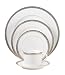 Royal Worcester Corinth Platinum Bone China 5-Piece Place Setting, Service for 1