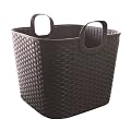 KETER Square Rattan Flexl Tub 43L �\�t�g�o�P�c �u���E��  17193514