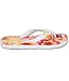 Urban Beach Flower Power Ladies Flip Flops - Orang