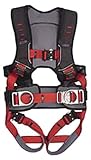 Guardian Fall Protection 182150 Basic HUV Premium Edge Series Harness with Side D-Rings, Pass-Thru Chest Buckle and Leg Tounge Buckles, Small