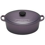 Le Creuset Enameled Cast-Iron 5-Quart Oval French Oven, Cassis by Le Creuset