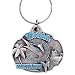 Florida Marlins Oval Pewter Keychain