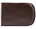 Big Skinny Men's Curve Leather Bi-Fold Slim Wallet, Holds Up to 20 Cards, Brown