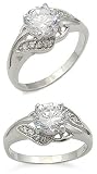 1.25 carat Elegant CZ Engagement Ring