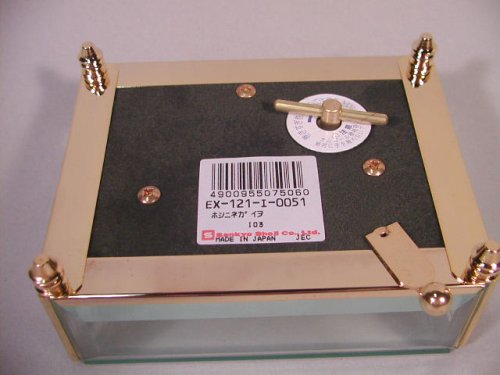 Cover image : Sankyo オルゴール 曲名:星に願いを 30弁オルフェウス 5mm厚 透明ガラス 8面取り EX-1211