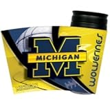 Michigan Wolverines Insulated Travel Tumbler Mug 16 oz