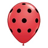 Ladybug Dots 11" Printed Latex Balloons (6 ct)