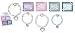 Mother & Daughter Bracelet Set Gift Boxed! 4 Colors Available!