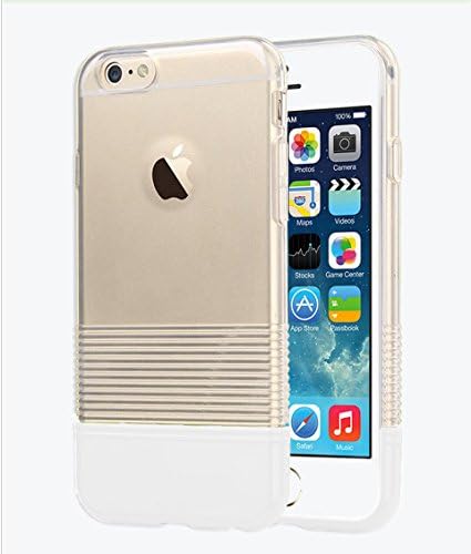 iPhone 6 PLUS Case, Clear Candy Pantone Thin Protective Case for Apple iPhone 6 PLUS (White)