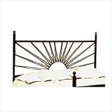 IMAGE OF El Sol Headboard Only Metal Finish: Burnished Copper, Size: King