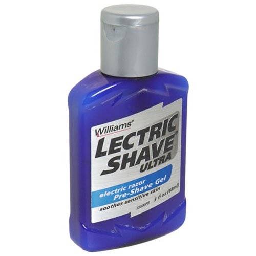 shaving cream for electric shaver:Williams Lectric Shave Electric Razor Pre-Shave Gel, Ultra - 3 fl oz