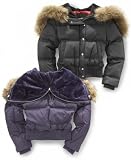 DKNY Girls Split Hood Bomber Jacket