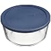 Kitchen Supply 7 Cup Glass Round Baking Dish With Cover