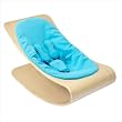 coco stylewood baby lounger - Natural - Bermuda Blue