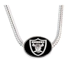 Oakland Raiders Bead Fits Pandora Style Bracelets Including Pandora Chamilia Biagi Zable Troll & More