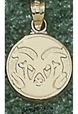 Anderson Jewelry Colorado State Rams Graphic 1/2 Gold Charm