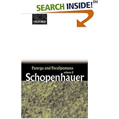 Parerga and Paralipomena: Short Philosophical Essays, Volume II