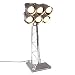 Moocow, Football Floodlamp Table Lamp, Polished Metal Finish