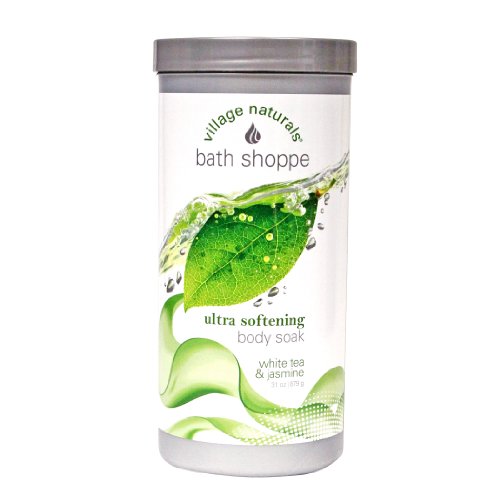 Village Naturals Bath Shoppe White Tea & Jasmine Body Soak 31 oz
