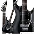 ESP MH-50 Electric Guitar with Tremolo Black Chrome Hardware