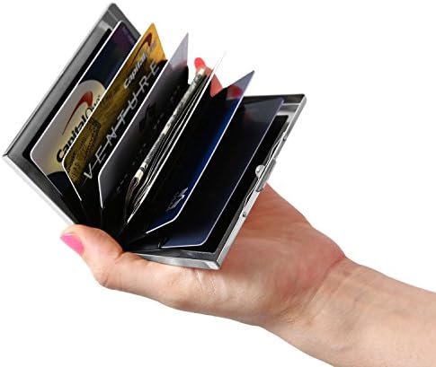Latest Stainless Steel Rfid Blocking Credit Card Holders for Men &amp; Women Best Protection Rfid Scanning Criminals