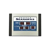 Seattle Seahawks Scoreboard Desk Clock