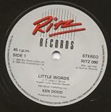 LITTLE WORDS 7 INCH (7" 45) UK RITZ 1984