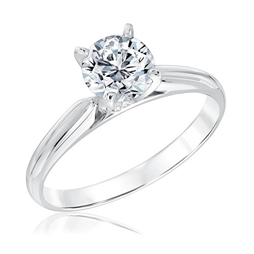 Preferred Round Diamond Solitaire Engagement Ring 1 1/2ct - Size 9