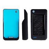 Blugig Backup Battery with Solar Charger for Iphone 2100MAH by