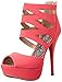 Qupid Women's Dazzling-182 Platform Sandal