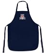 University of Arizona Apron College Logo Blue Arizona Wildcats TOP RATED for Grilling, Barbecue, Kitchen and Cooking Best Unique Gifts for a Man, Men, HIM HER Women, Ladies. GIFT IDEA!