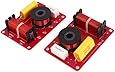 uxcell&reg; 2Pcs 2-Way Crossover Filters Frequency Distributor