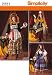 SINPLICITY PATTERN 2331 MISSES size 14, 16, 18, 20, 22 GYPSY, FORTUNE TELLER