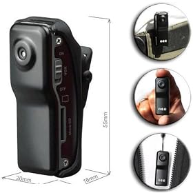 LUPO Mini Sports DVR Video Camera, Digital Camera & Voice Recorder - Black