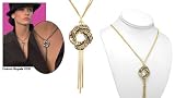 Bond Girl Algerian Love Knot Necklace Gold Emitations