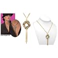 Bond Girl Algerian Love Knot Necklace Gold Emitations