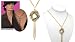 Bond Girl Algerian Love Knot Necklace Gold Emitations