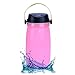 TOAO 5 in 1 Portable Solar Rechargeable Camping Lamp Waterproof Collapsible Silicone Storage Bottle with USB Power Bank