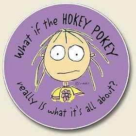 Click here to buy Humorous Cartoon Auto Coaster, Single Coaster for Your Car cup holder What if the Hokey... by Highland Graphics.