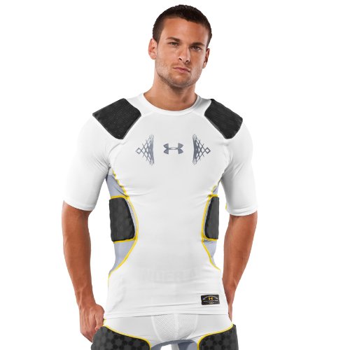 Under Armour Men's MPZ® 5-Pad Impact Football Shirt Large White On Sale