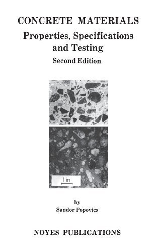 Concrete Materials, Second Edition: Properties, Specifications, and Testing by Popovics, Sandor (1992) Hardcover
