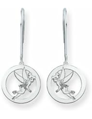 Disney Tinker Bell Round Dangle Wire Earri