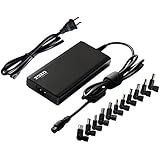 ZOZO&trade; Universal 15-20V 70W Slim Laptop AC Power Adapter/Charger with Multi Connectors for Notebooks, Ultrabooks, Acer, Toshiba, Dell, Lenovo, HP, Samsung, Sony, Gateway, Compaq, IBM, Fujitsu and More Brand (Black)