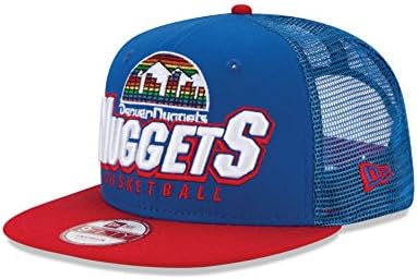 NBA Denver Nuggets Hardwood Classic Trucker Charge 950 Cap, Brown, Medium/Large