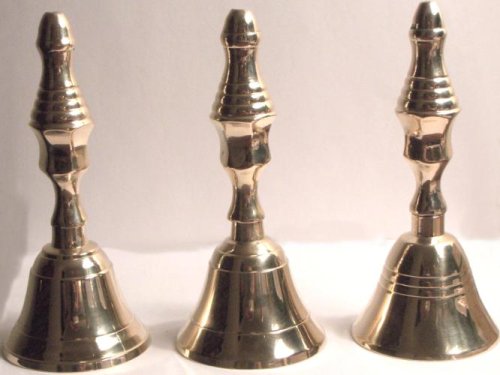 5 Brass Hand Bell #382 by BrassBells.Net