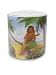 Hawaii Seashore Serenade Decal Candle 3x3
