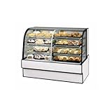 Federal Industries CGR7742DZ Curved Glass Vertical Dual Zone Bakery Case