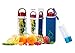 Infusion Water Bottle - Fruit Infuser Sports Water Bottle BPA-Free Tritan 27 oz With Protective Sleeve & eBook Preparation Guide - Refreshes Your Tastebuds & Boosts Your Health