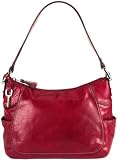 Fossil Handbag - Claudia Rain Top Zip (Color: Red)